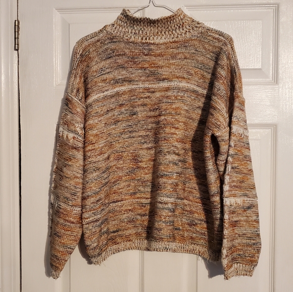 Vintage Americhino Mockneck Tribal Pullover Sweater - Picture 5 of 5